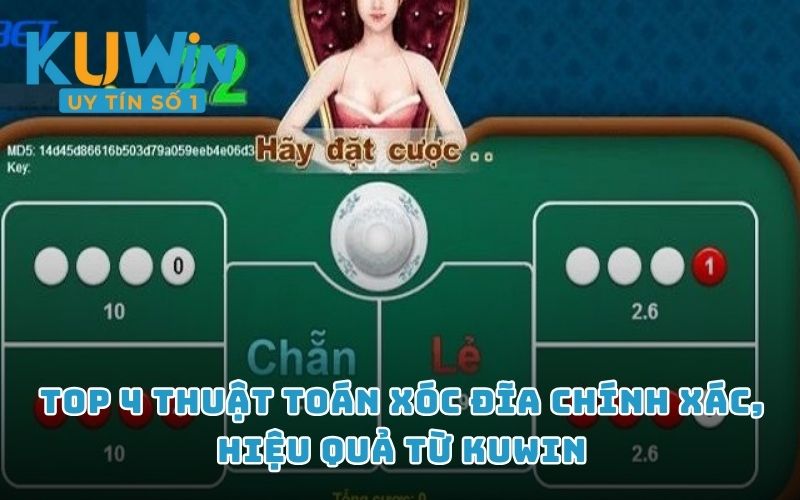 Top 4 thuật toán xóc đĩa chính xác, hiệu quả từ KUWIN